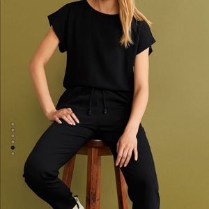 Mango flowy long jumpsuit New wrinkly-resistant